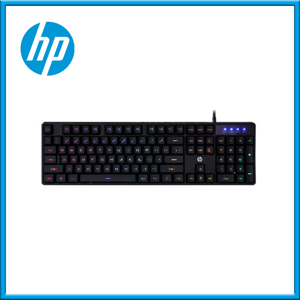 HP 惠普 背光有線電競鍵盤 K300 (黑)