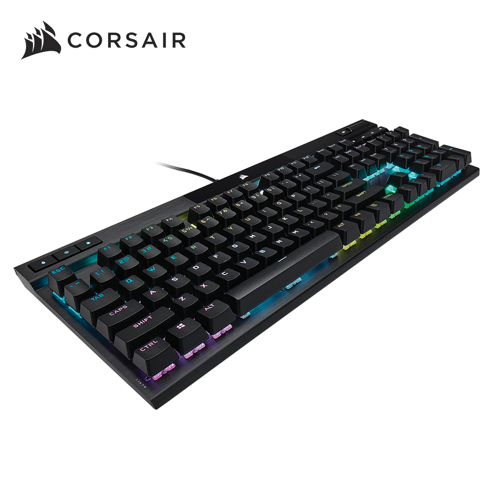 Corsair K70 PRO RGB機械式鍵盤-黑 [OPX光軸/PC鍵帽/中文