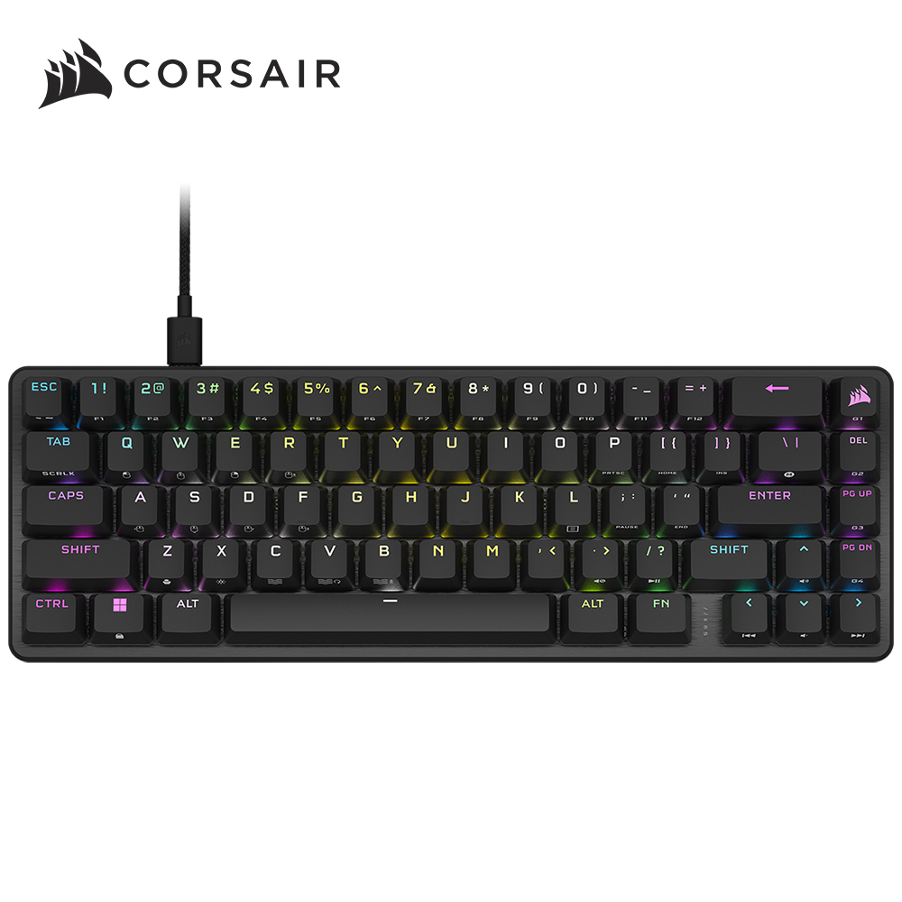 海盜船 CORSAIR K65 PRO MINI 65% OPX光軸 RGB 機械式鍵盤