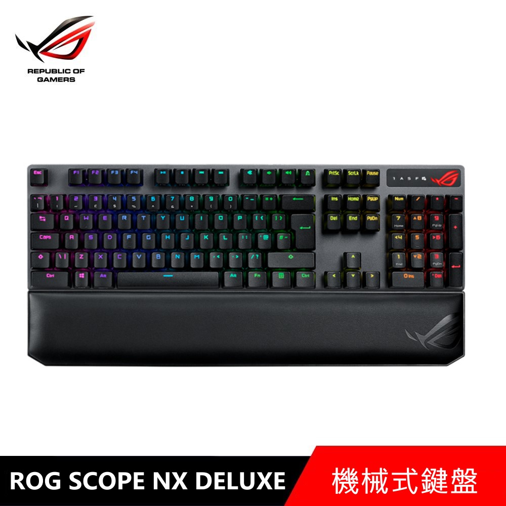 華碩 ASUS ROG SCOPE NX WIRELESS DELUXE 無線電競鍵盤