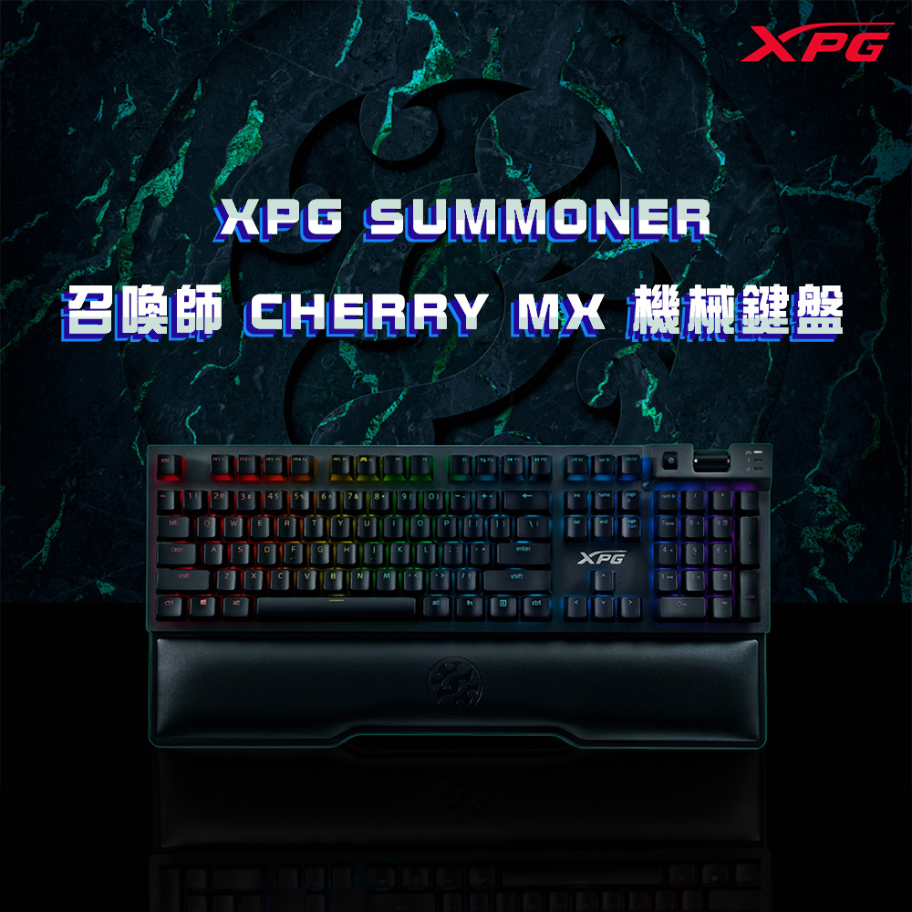 威剛 XPG SUMMONER 英文 銀軸 召喚師 電競鍵盤
