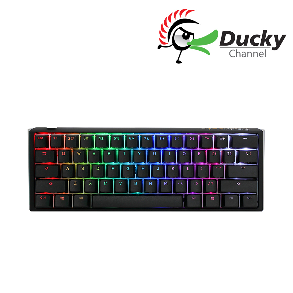 Ducky One3 Classic black60% RGB 黑色 PBT二色 機械式鍵盤 中文