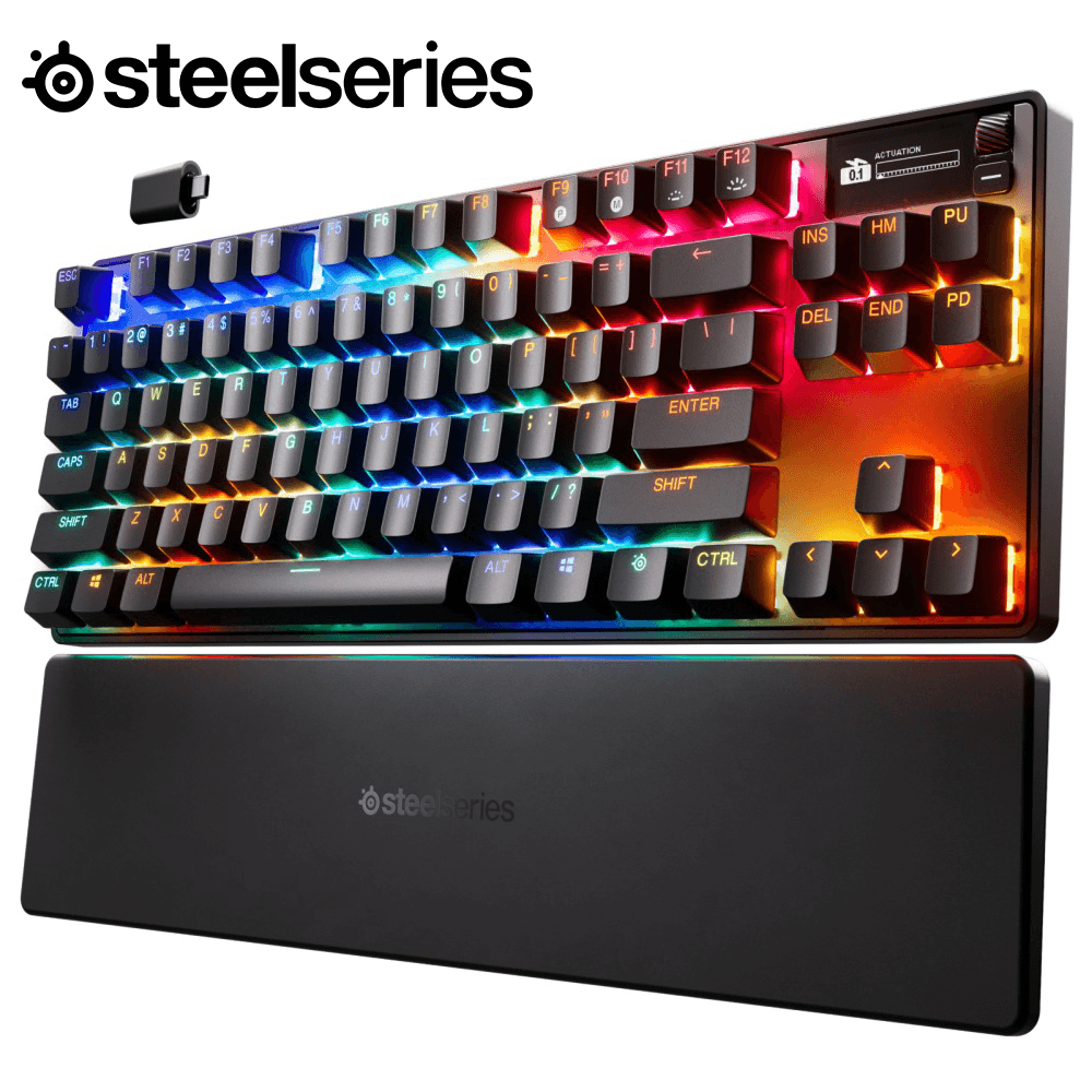 SteelSeries 賽睿 Apex Pro TKL Gen 3無線電競-英文鍵盤