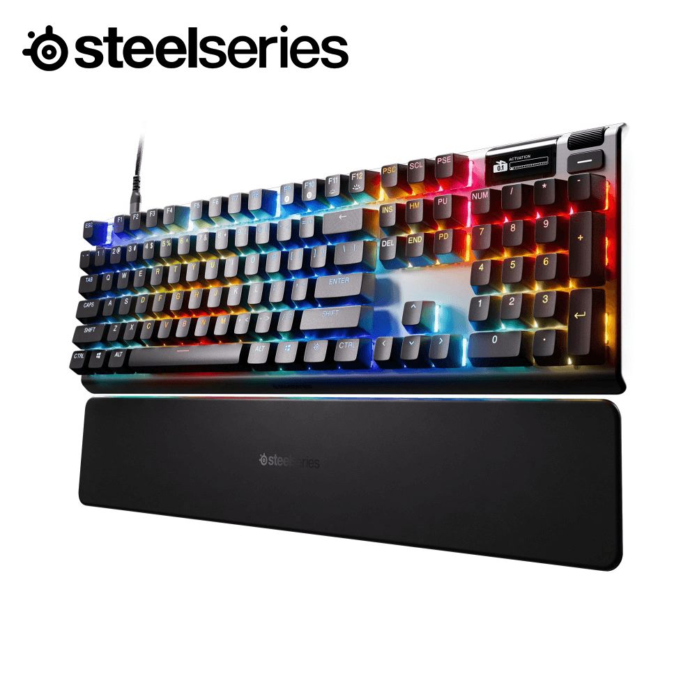 SteelSeries 賽睿 Apex Pro Gen 3 磁力軸有線電競-英文鍵盤