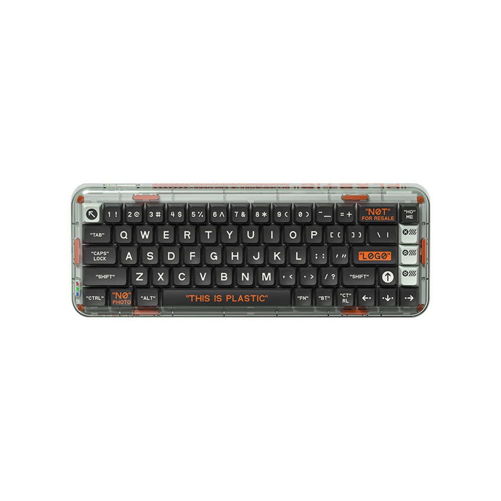 MelGeek Mojo68 暗夜騎士透明機械鍵盤 [68鍵/凱華BOX軸/三模/英文