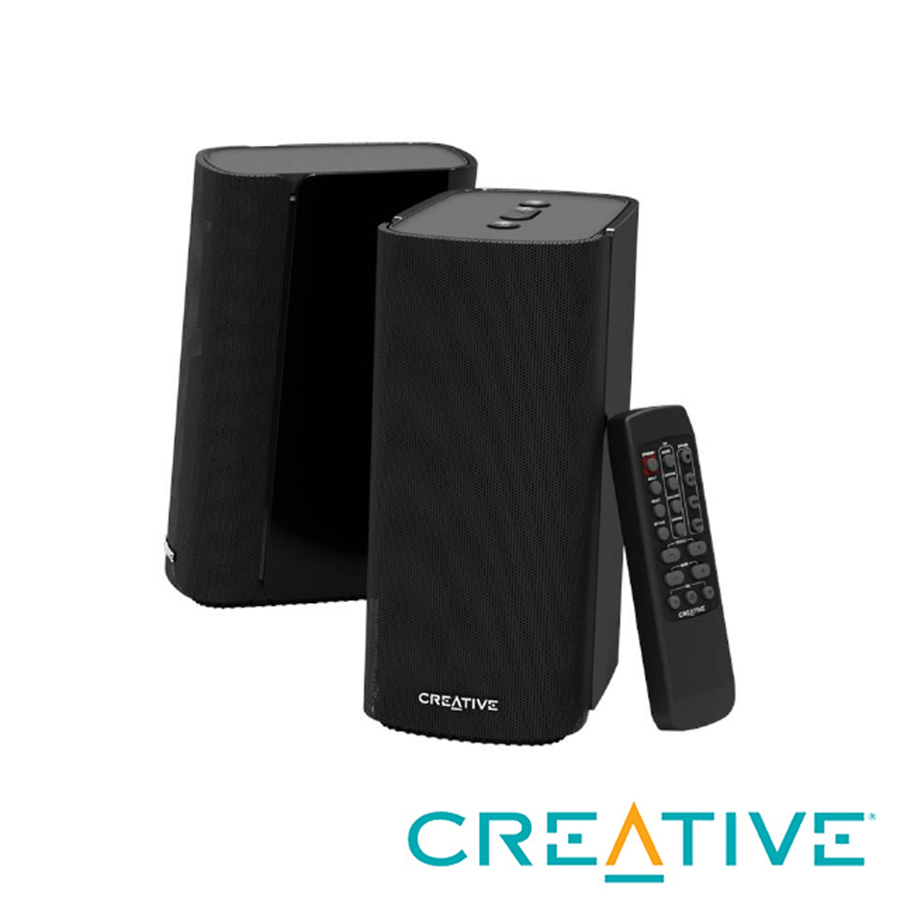 Creative T100 Hi-Fi 2.0 桌面二件式喇叭
