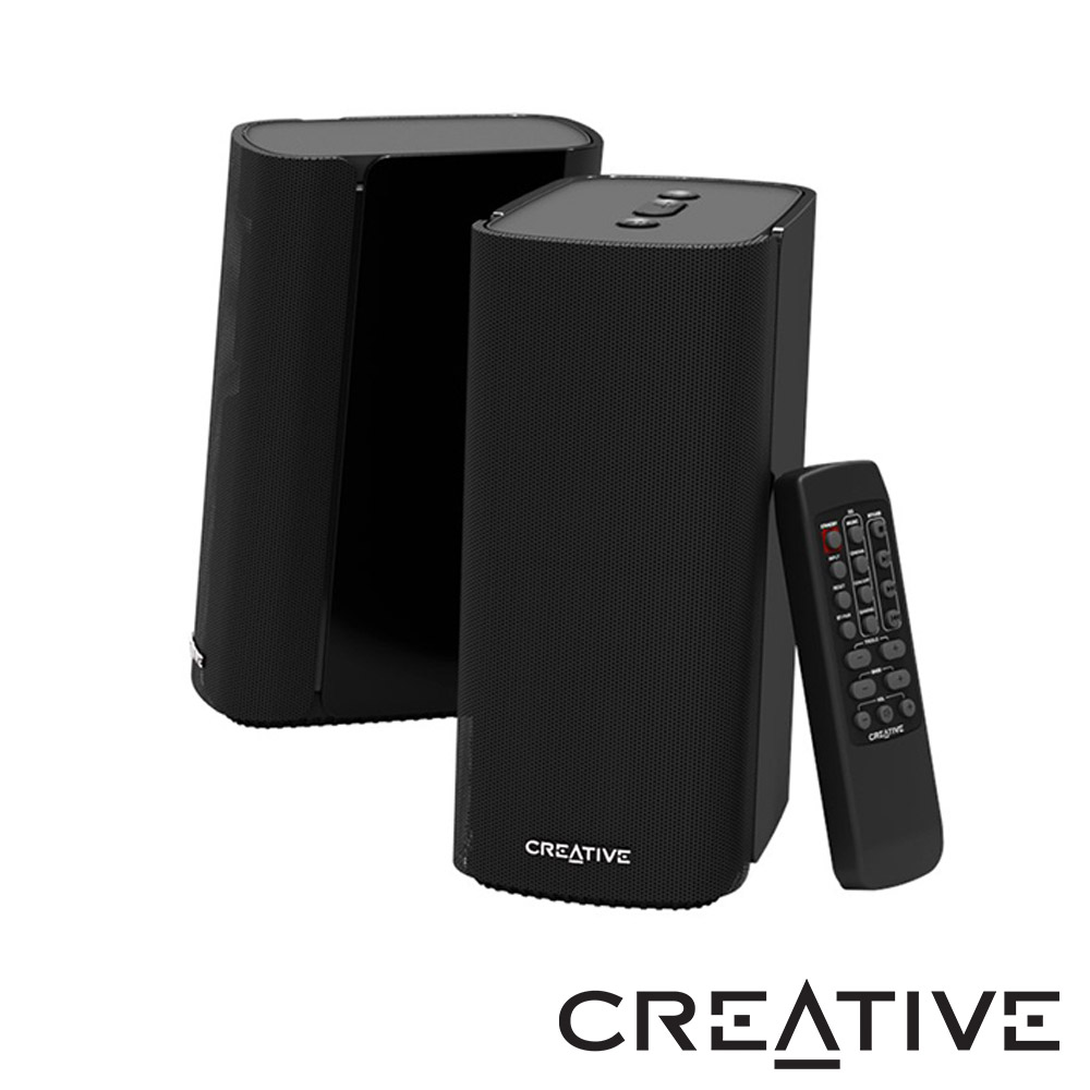 Creative T100 Hi-Fi 2.0 桌面二件式喇叭