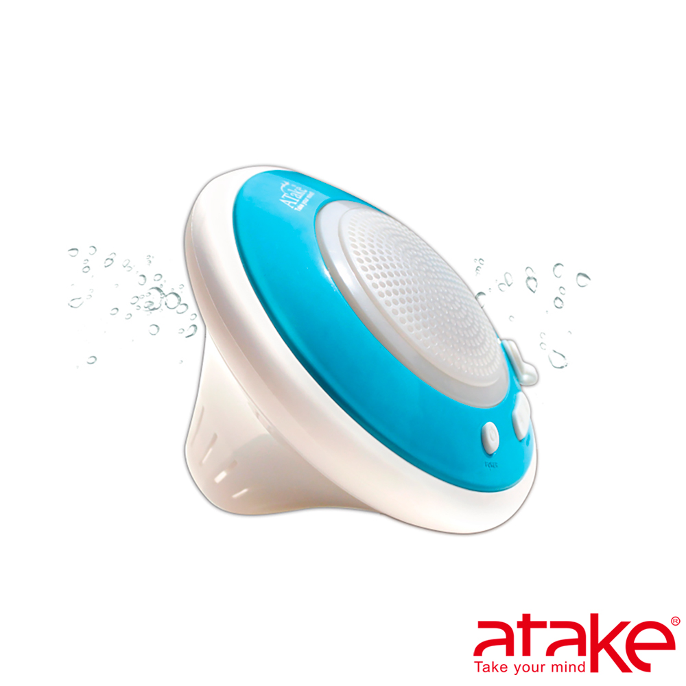 ATake - 水上漂浮無線防水藍牙喇叭 - 藍色
