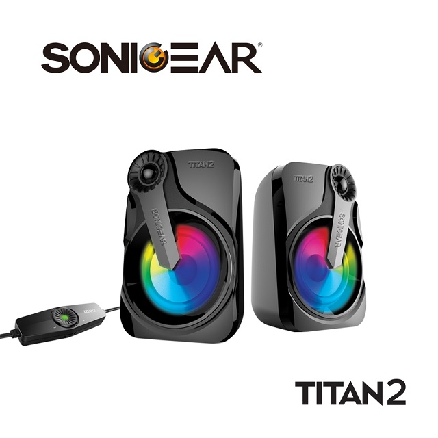 【SONICGEAR】TITAN 2 炫彩USB 2.0多媒體音箱