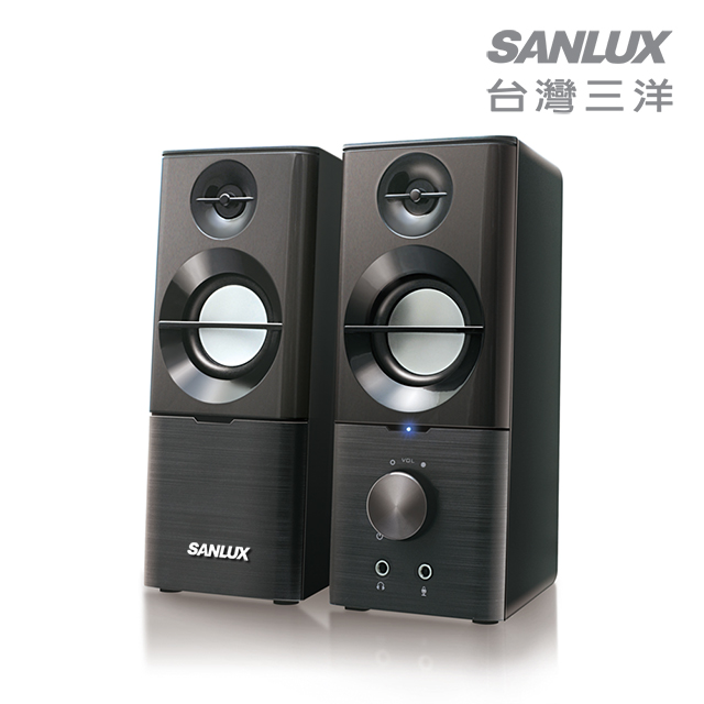 SANLUX台灣三洋2.0聲道USB多媒體喇叭(SYSP-190)