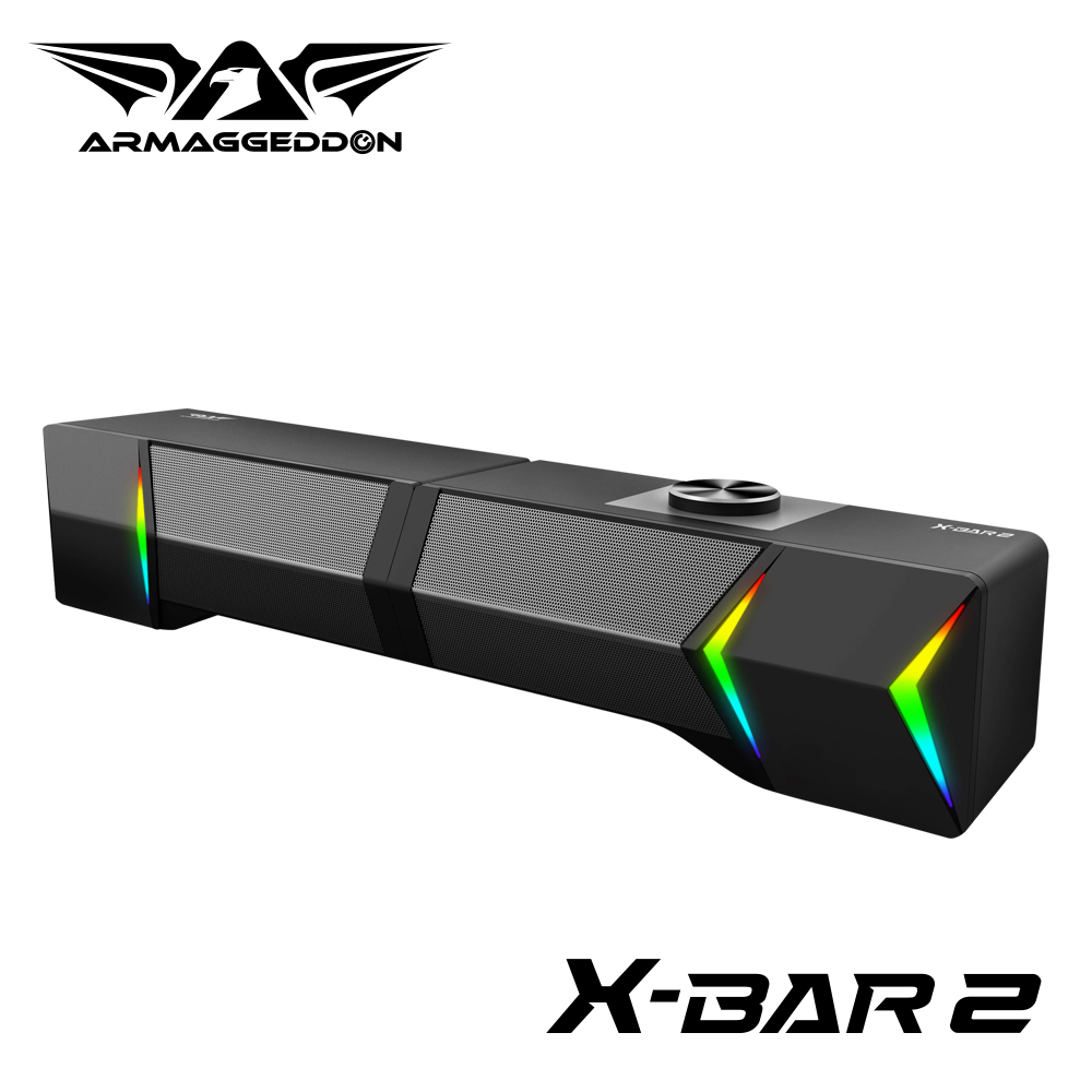 【ARMAGGEDDON】X-BAR 2強效低頻振膜 藍牙電競喇叭