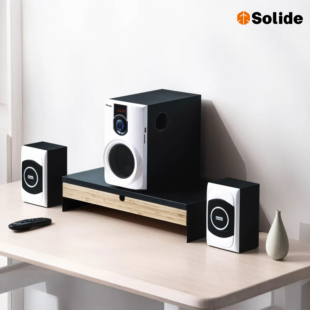 solide SOL-301 2.1聲道全木質多功能藍芽喇叭