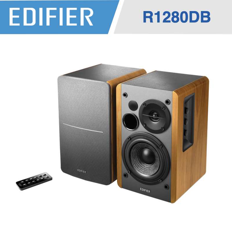 Edifier R1280DB 2.0聲道藍芽喇叭(木紋)