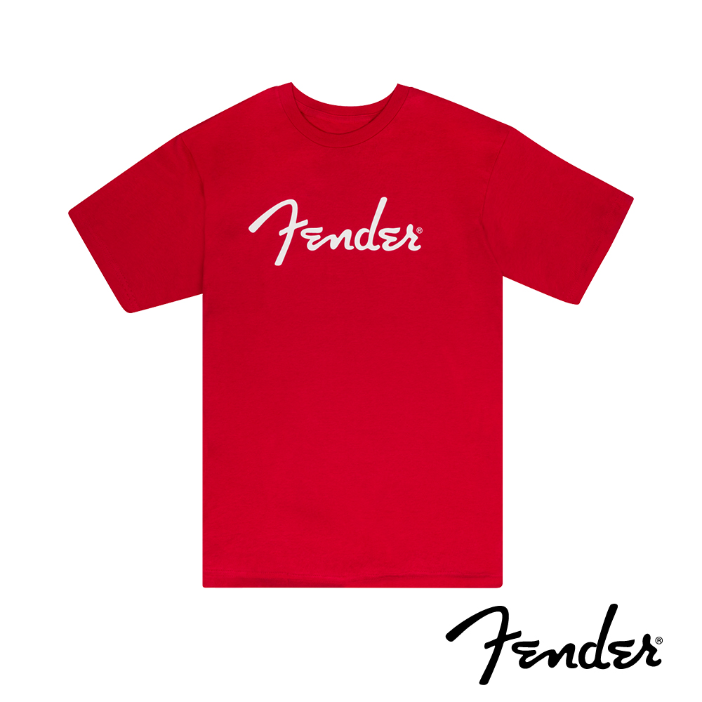Fender Spaghetti Logo T-Shirt Dakota Red T恤