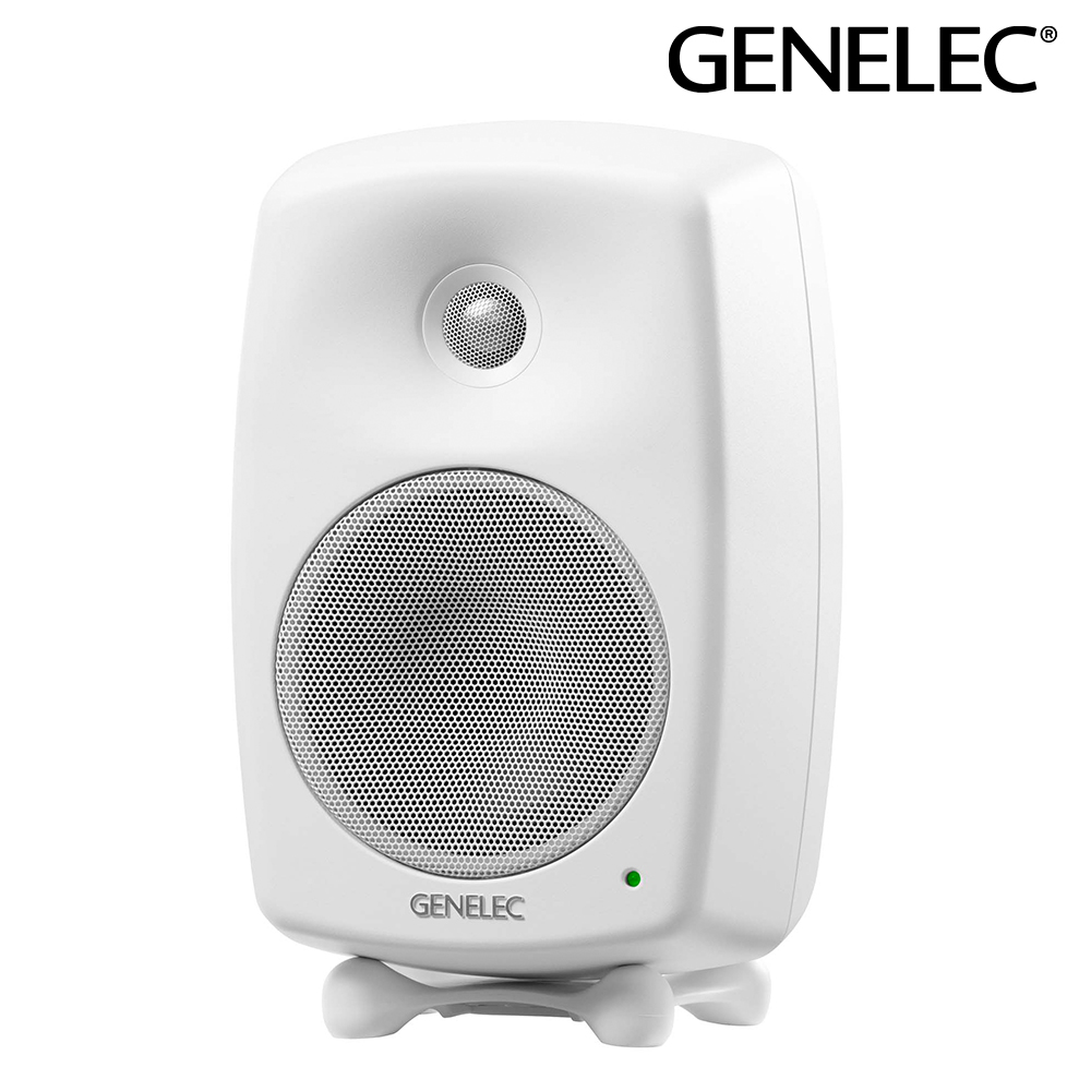 GENELEC 8030C 白色 5吋 主動式監聽喇叭 一對
