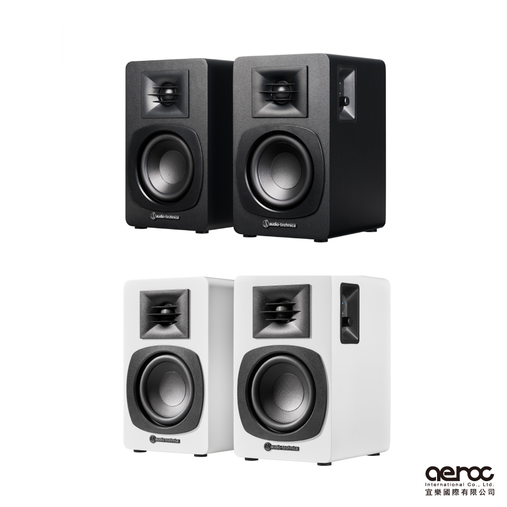 audio-technica 鐵三角 AT-SP3X 主動式書架型喇叭