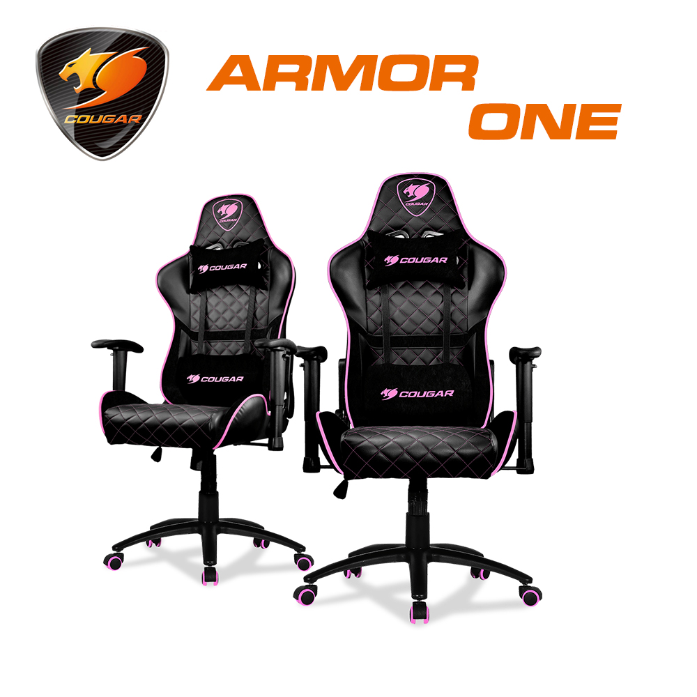 【COUGAR 美洲獅】 ARMOR ONE 粉色 是最適合專業電競玩家優化的完美座椅。