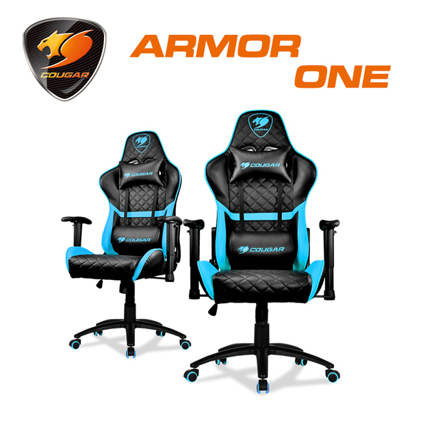 【COUGAR 美洲獅】 ARMOR ONE 藍色 是最適合專業電競玩家優化的完美座椅。