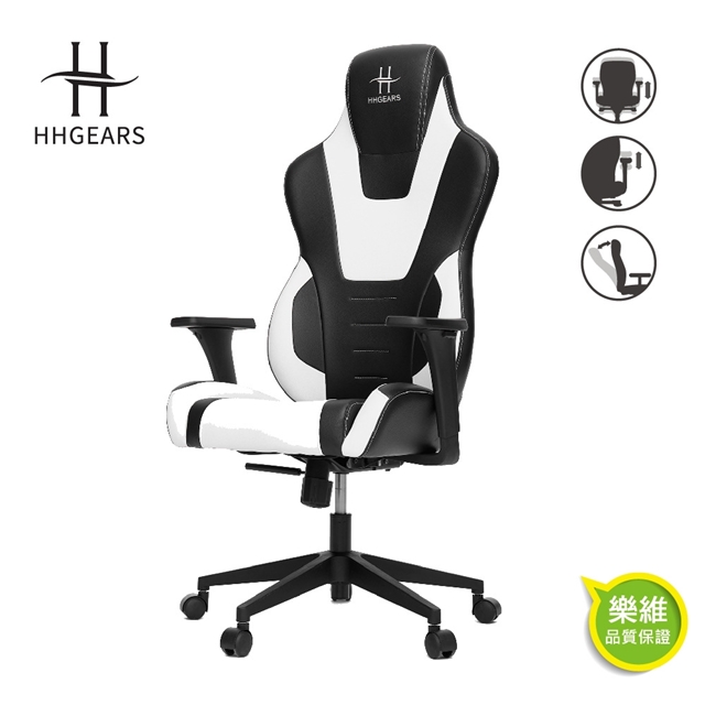 【HHGears】XL300 電競椅 黑白