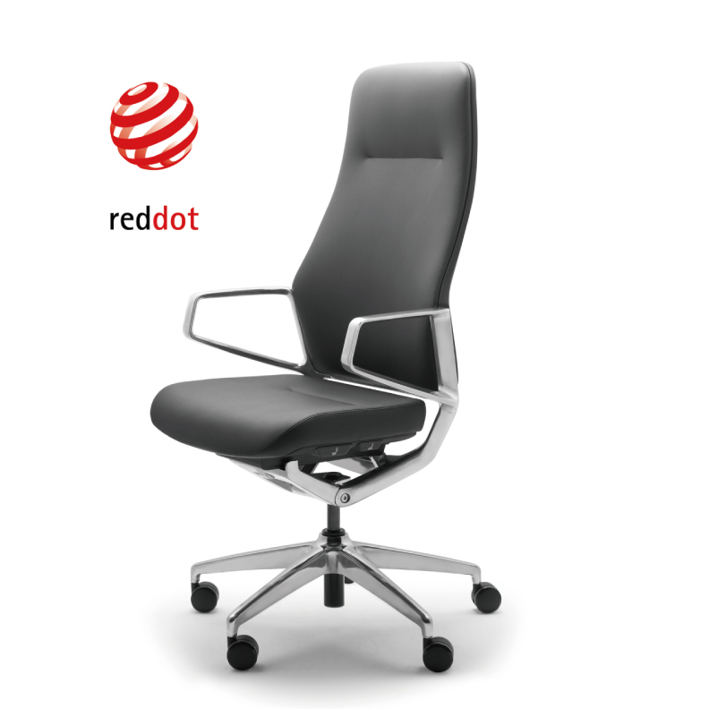 [世代家具 ARICO-A1-V人體工學椅 - 黑色 l Reddot 紅點設計獎