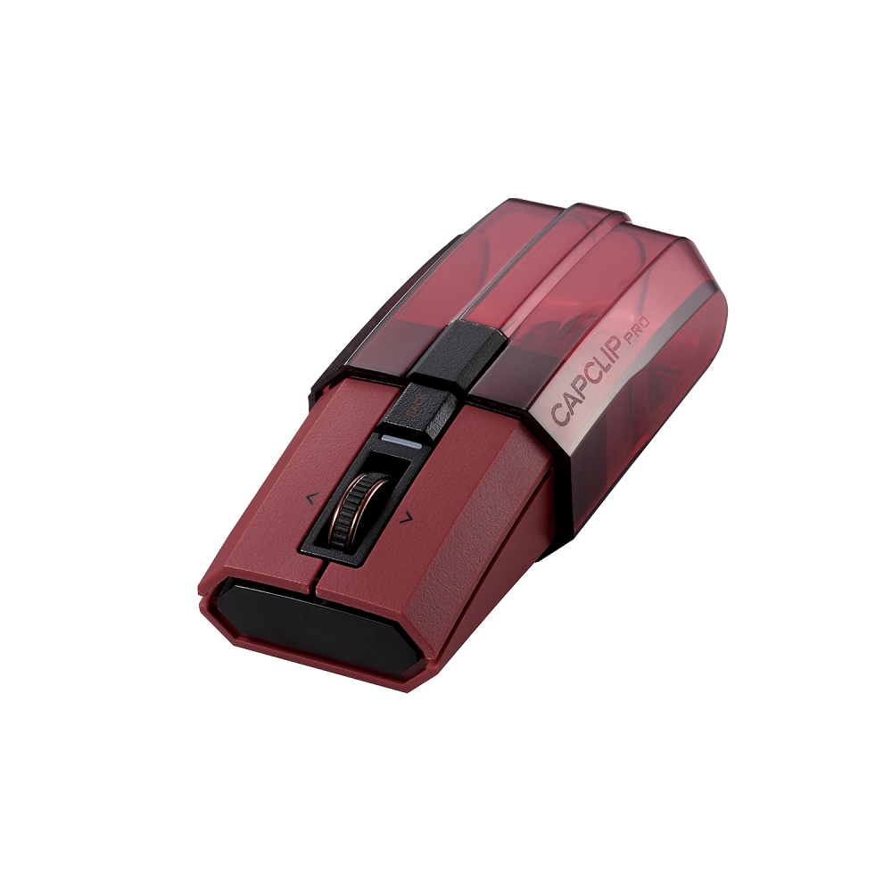 ELECOM CapClipPro攜帶型藍芽滑鼠-紅