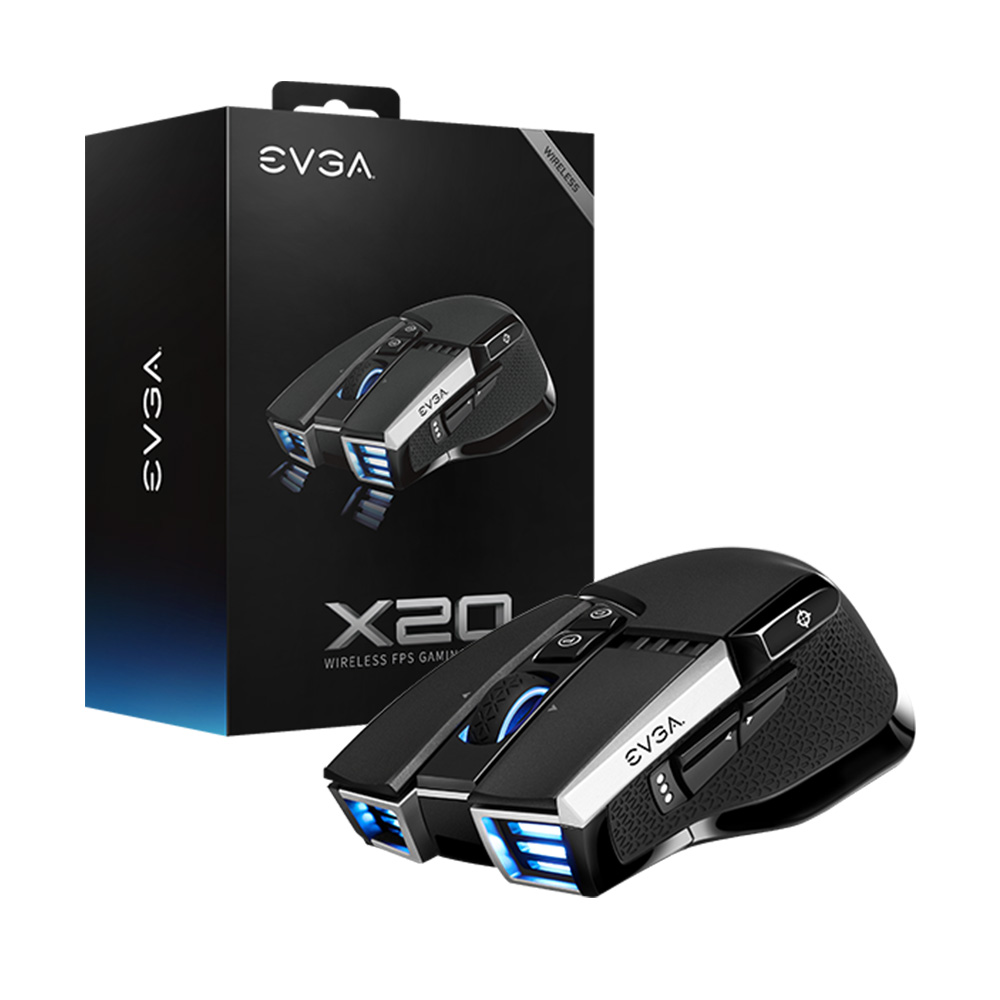 EVGA X20 無線電競滑鼠(903-T1-20BK-K3)