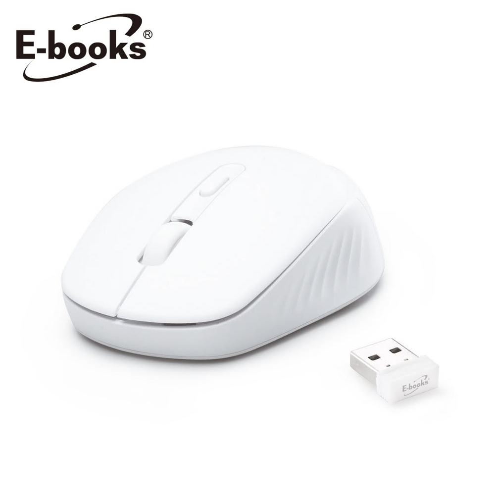 E-books M80 完美手感型四鍵式靜音無線滑鼠