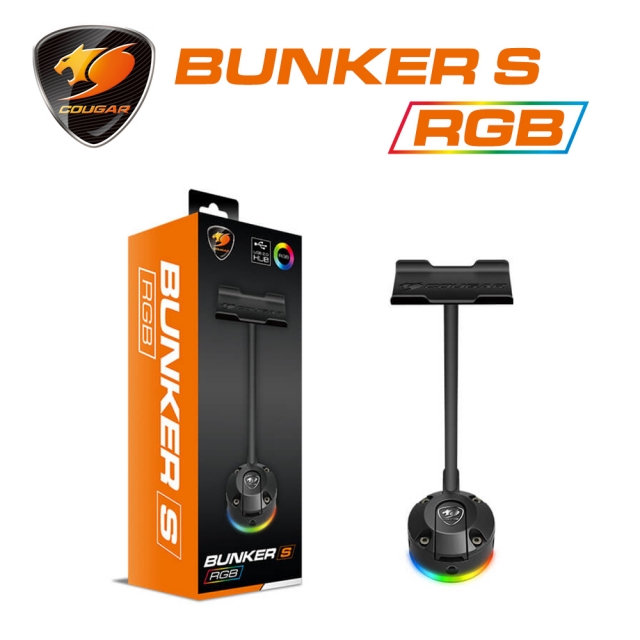 【COUGAR 美洲獅】BUNKER-S RGB 耳機理線架