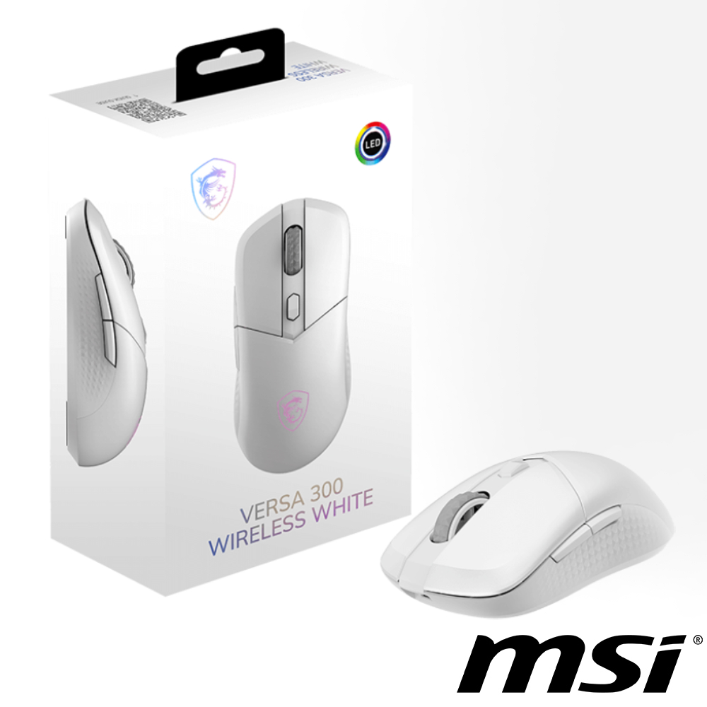 MSI微星 VERSA 300 W WIRELESS 無線電競滑鼠