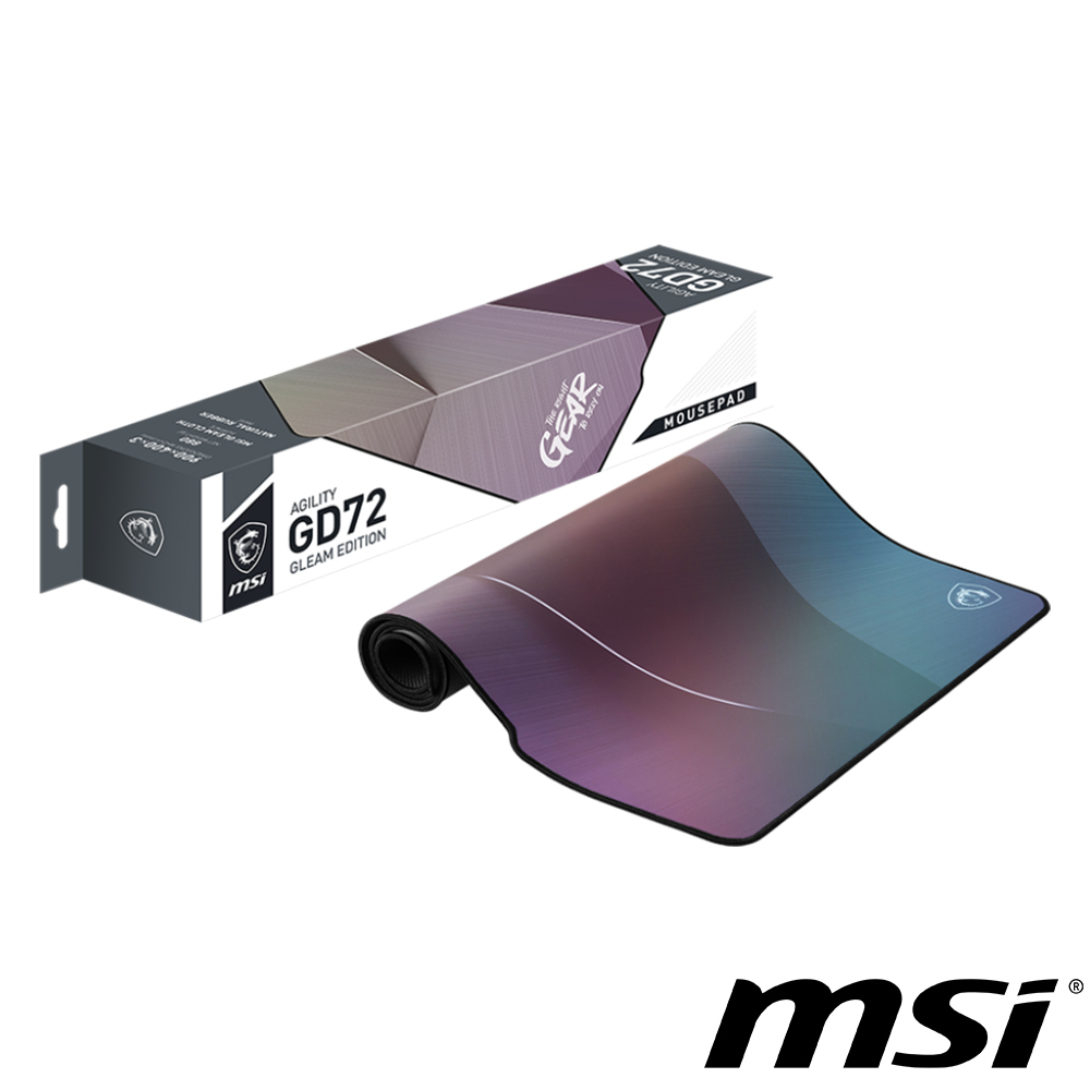 MSI微星 AGILITY GD72 GLEAM EDITION 電競滑鼠墊