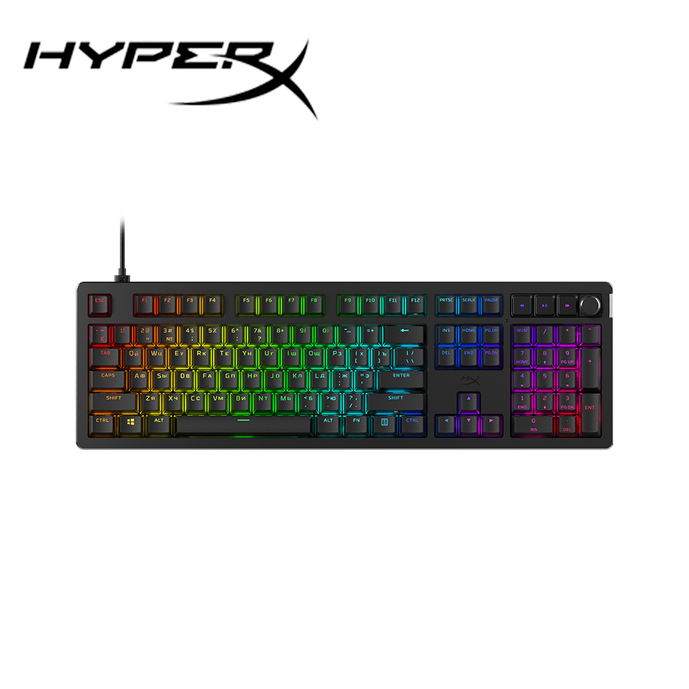 HyperX Alloy Rise 有線機械電競中文鍵盤 (7G7A3AA)