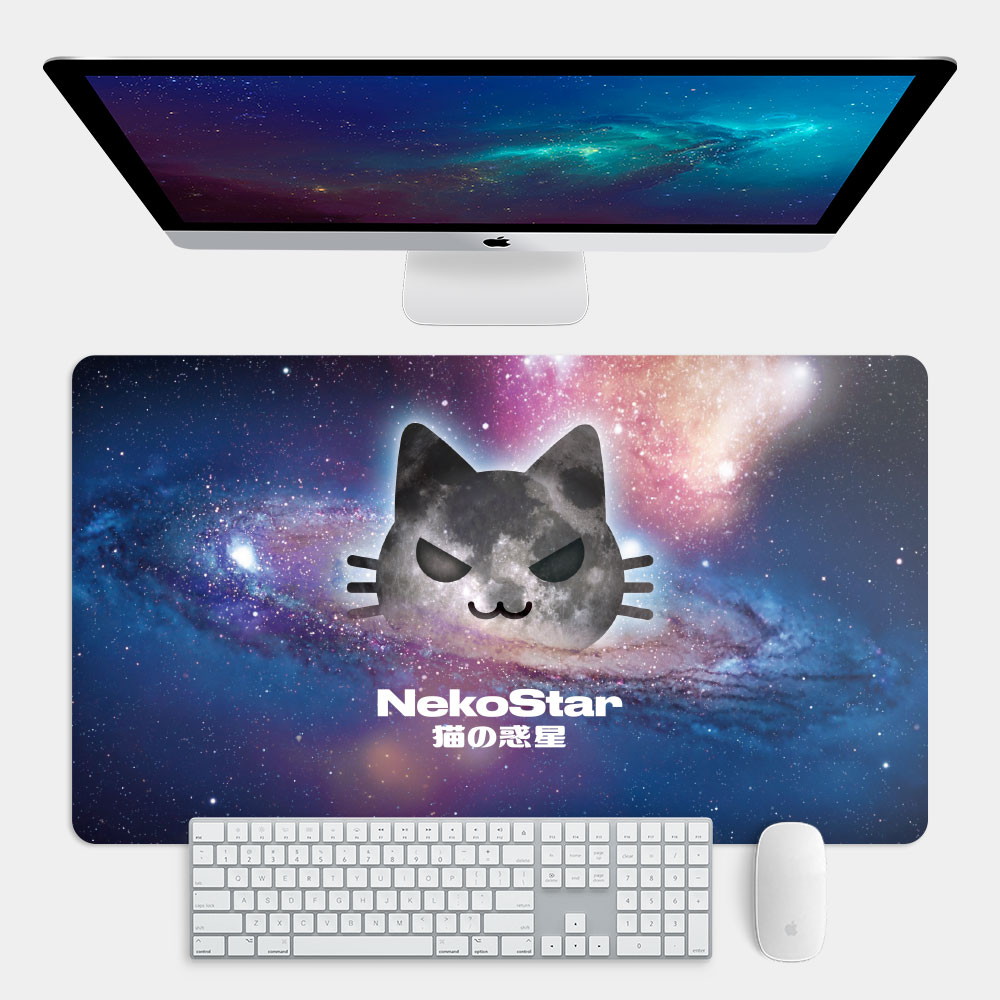 NekoStar 貓的惑星 大尺寸 電競滑鼠墊 餐墊 辦公桌墊