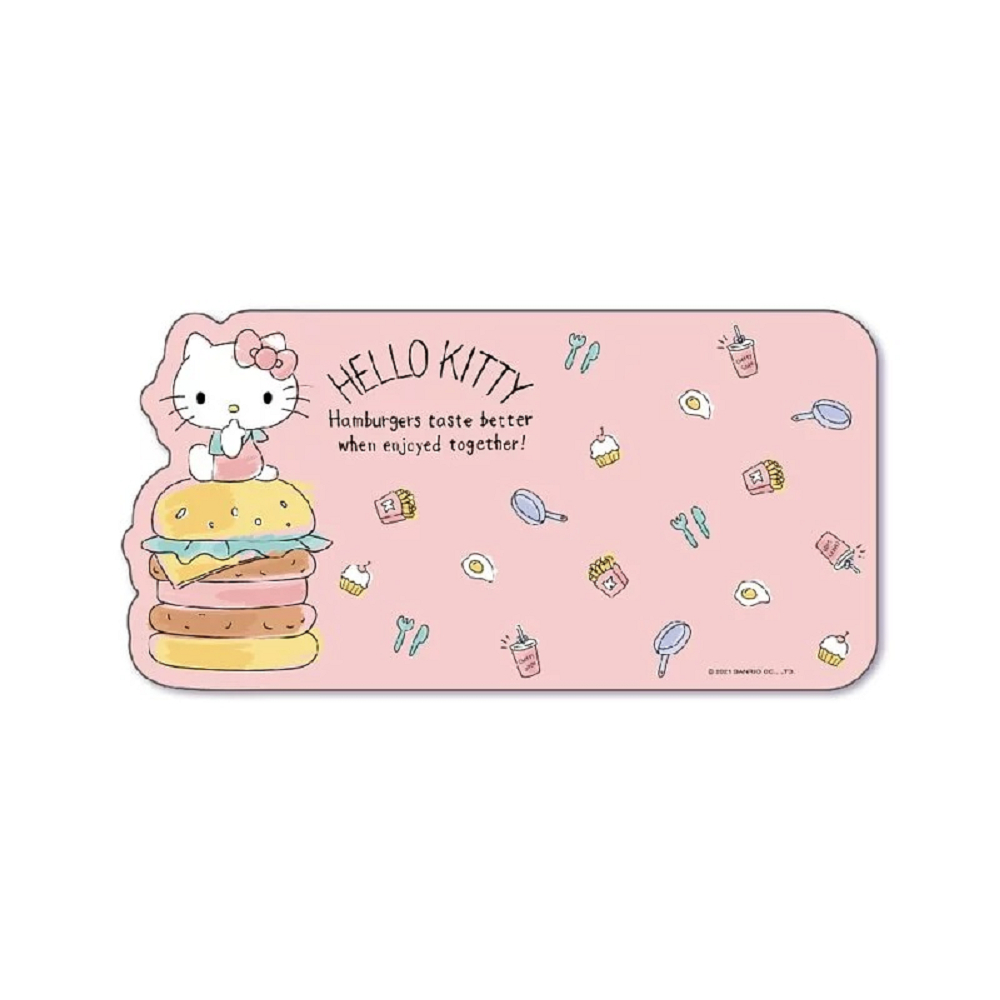 Hello Kitty 好味漢堡 造型布面滑鼠墊