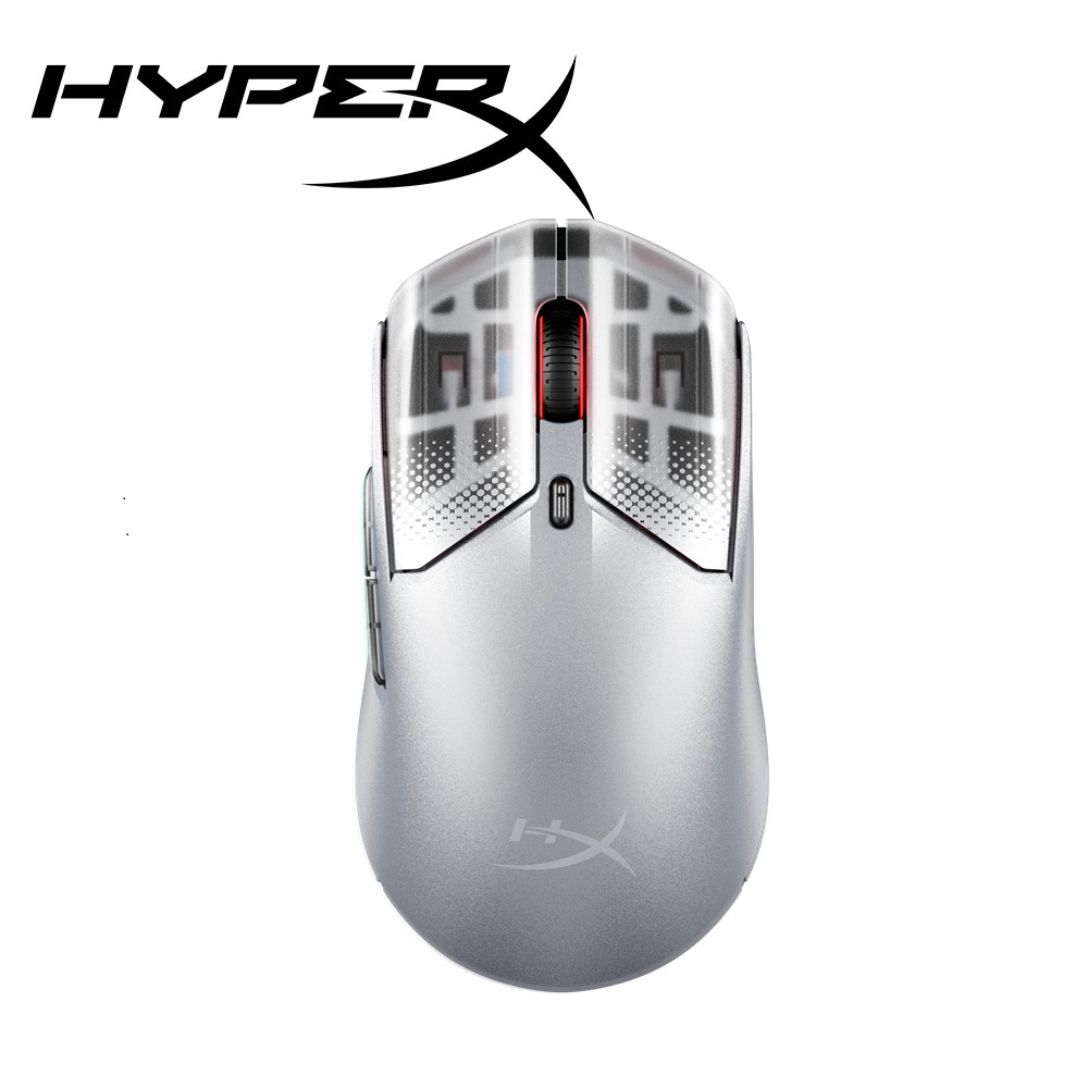 HyperX Pulsefire Haste 2 S Wireless 脈燄 輕量無線電競滑鼠-星艦銀(9B002AA)