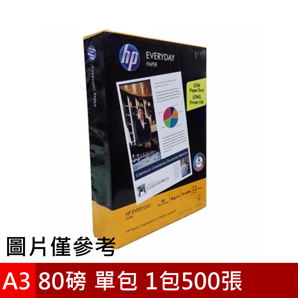 HP惠普-多功能影印紙A3 80G(1包)