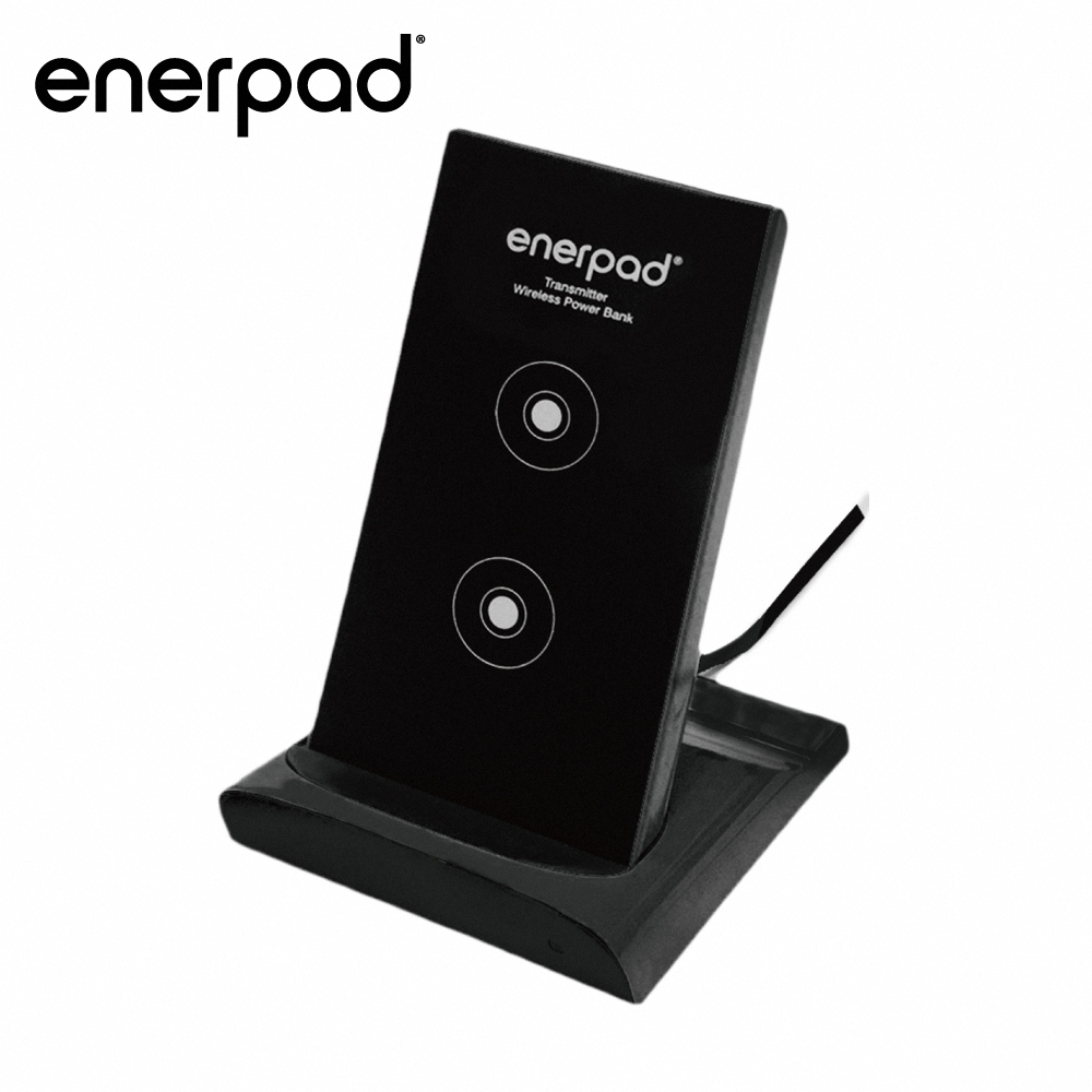 【enerpad】桌上可攜兩用式無線快充行動電源/DT-500-BK