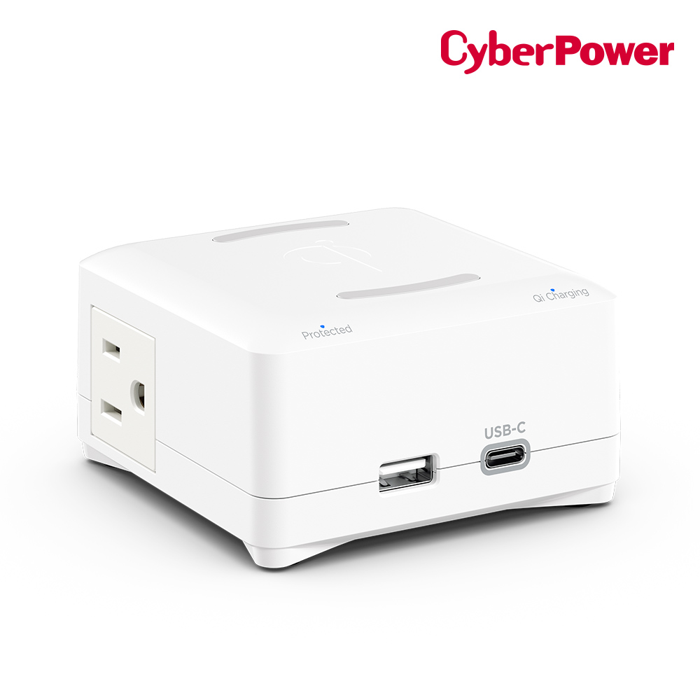 CyberPower 4 in 1 多功能充電座 白(P0218PDQA0-TW)