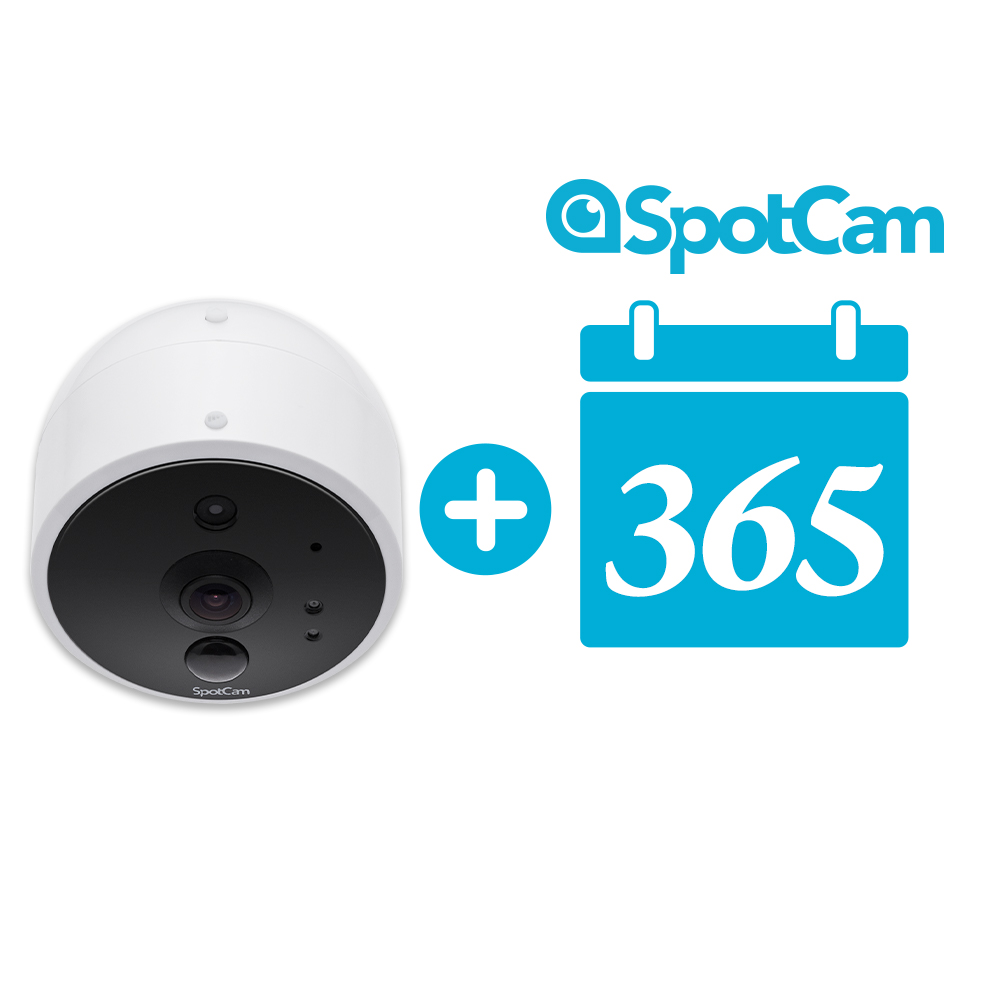 SpotCam Solo 2 +365天雲端 全無線1080P 廣角180 雲端 WiFi 攝影機 IP CAM