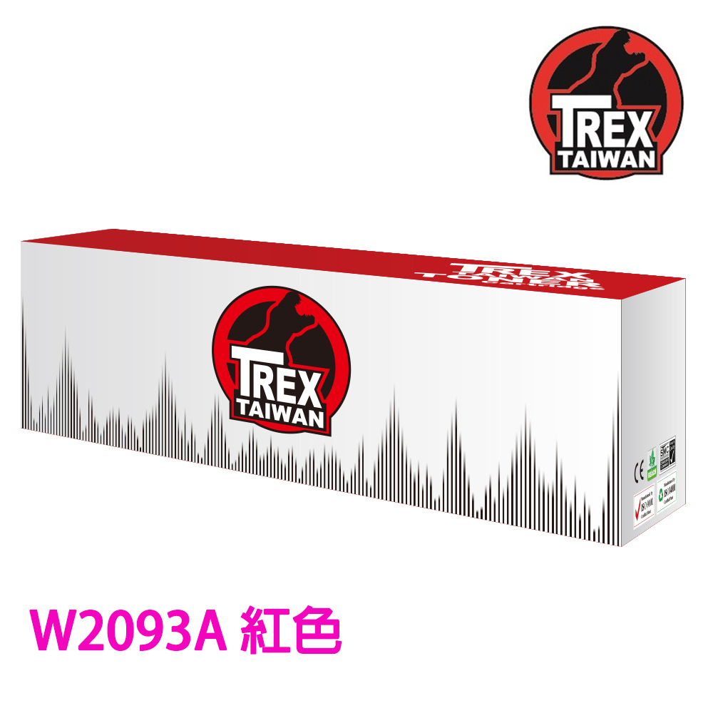 【T-REX霸王龍】HP 119A W2093A 相容副廠紅色碳粉匣帶晶片