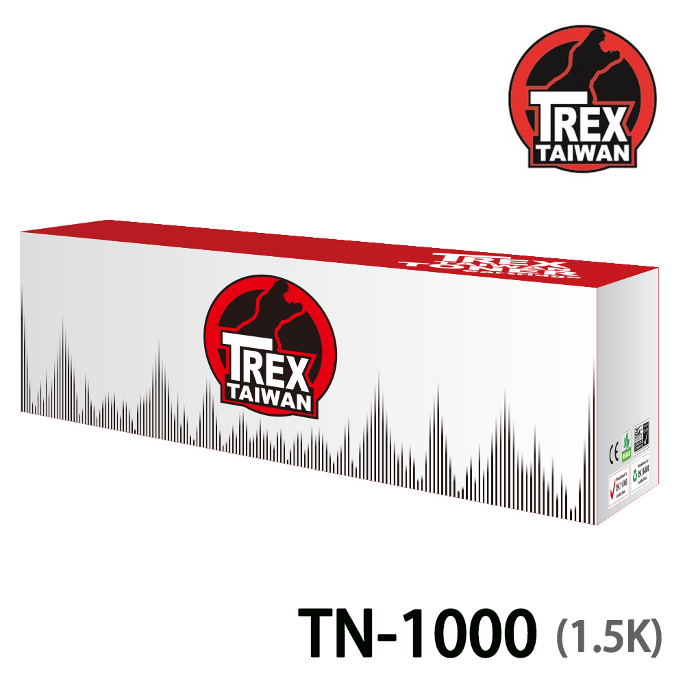【T-REX霸王龍】Brother TN-1000 黑色相容碳粉匣