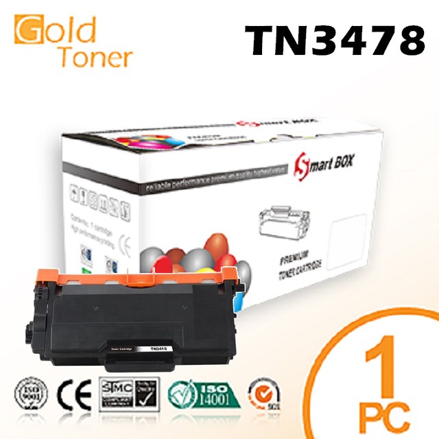 【Gold Toner】BROTHER TN3478 / TN-3478 全新相容碳粉匣【適用】L5100dn/L5700dn/L6400dw