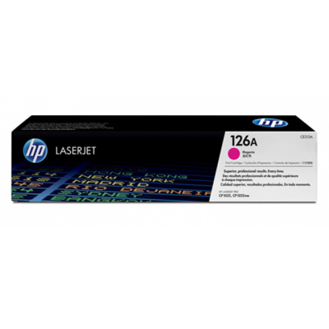 HP 惠普 126A/CE313A 原廠紅色碳粉匣 HP Pro 100/200 M175a/M175nw/M275nw/CP1025/CP1025nw