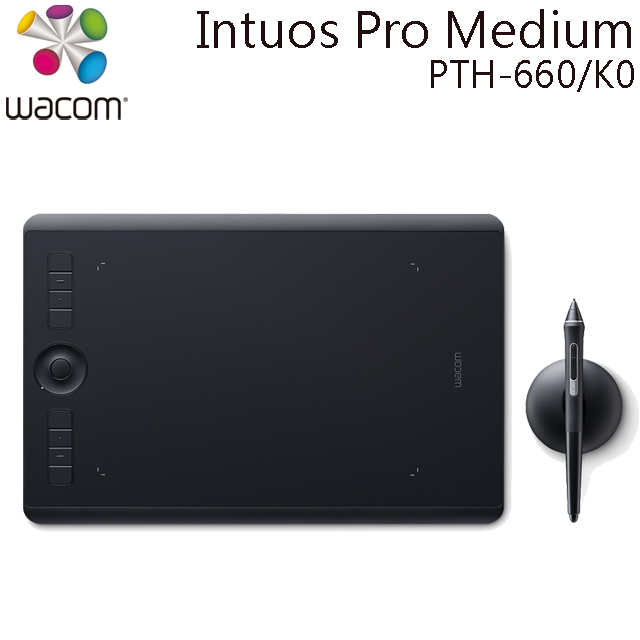 Wacom Intuos Pro Medium 創意觸控繪圖板