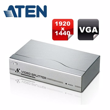 ATEN 8埠VGA視訊﹧螢幕分配器VS98A
