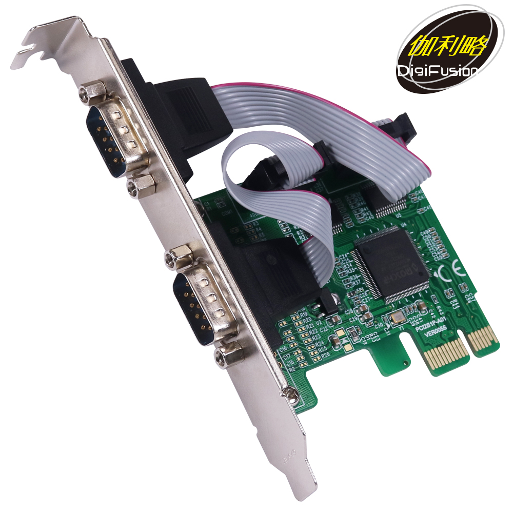 伽利略 PCI-E RS232(Serial) 2 Port 擴充卡