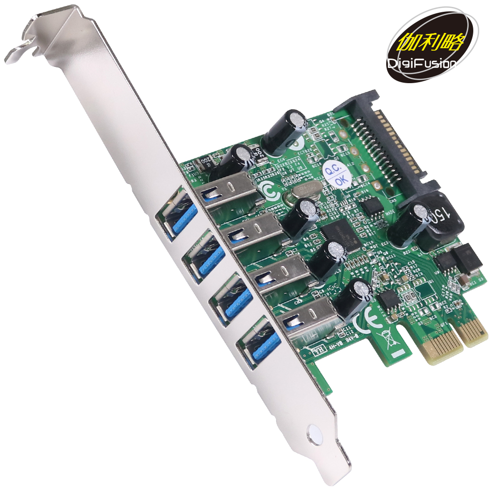 伽利略 PCI-E USB 3.0 4 Port 擴充卡