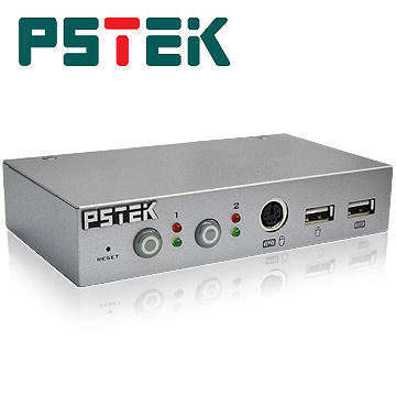 PSTEK 2埠 PS/2 USB 電腦切換器 (CD-102C)