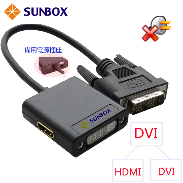 DVI 轉 DVI + HDMI 影音分配器 (VCS212)