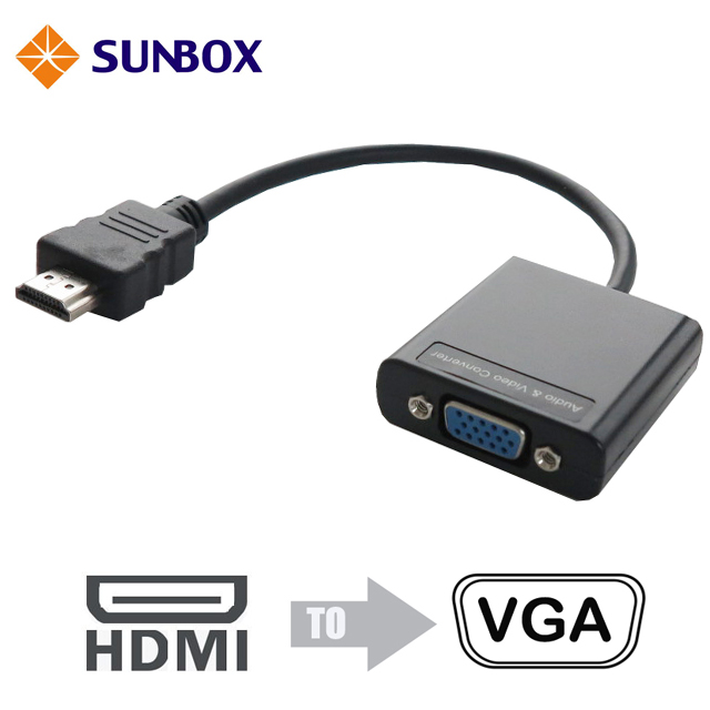 SUNBOX HDMI 轉 VGA 轉換器 (VC100HV)