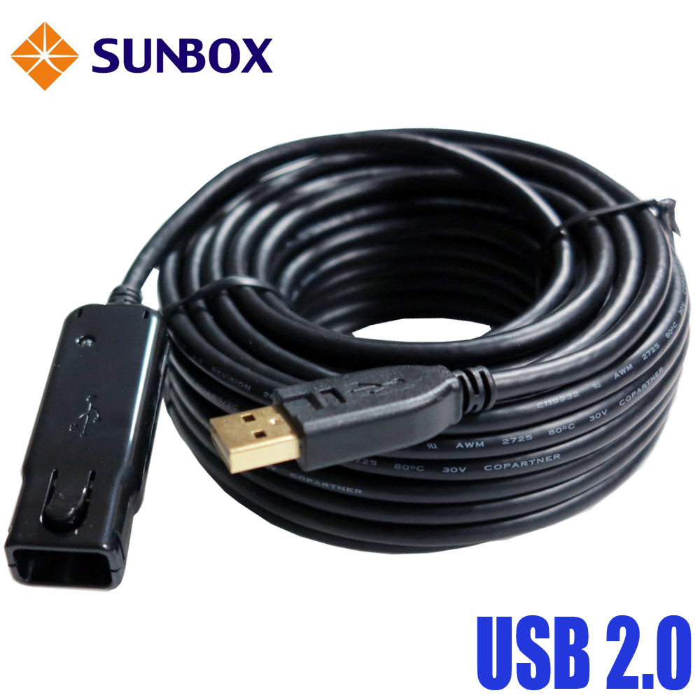 SUNBOX 12米 USB2.0 延長器 (UR212)
